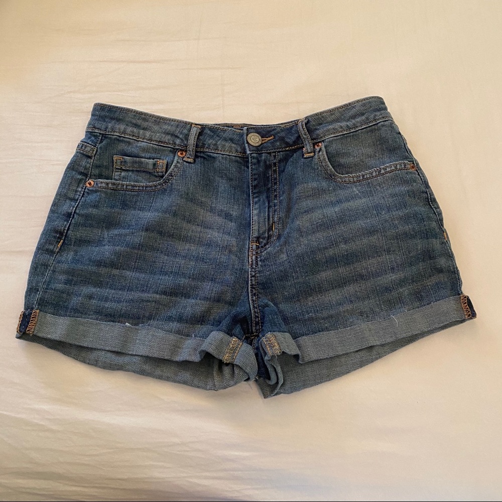 Aeropostale Denim High Waist Shorty